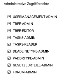 Zugriffsrechte zuweisen